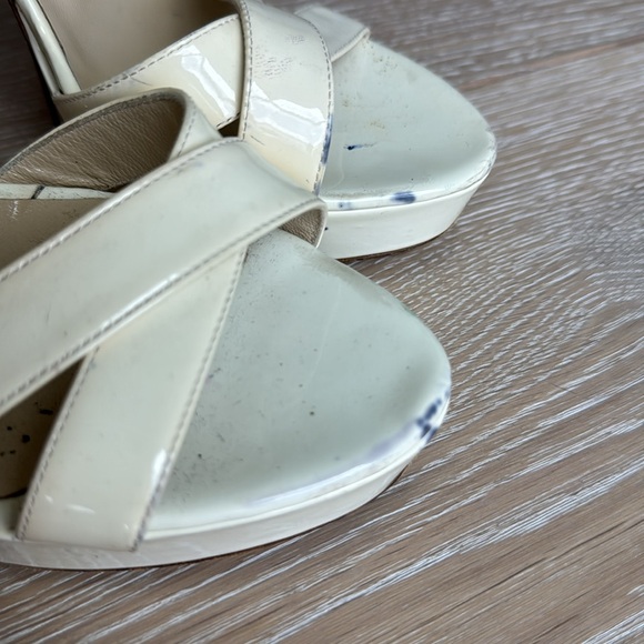 Jimmy Choo, vintage, patent leather , platform sandal heels, size 38 - Picture 4 of 8